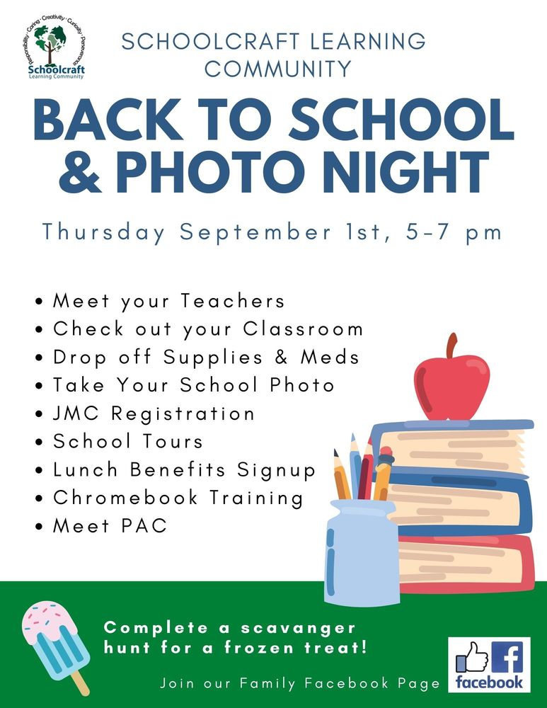 Back to School & Photo Night Tomorrow!